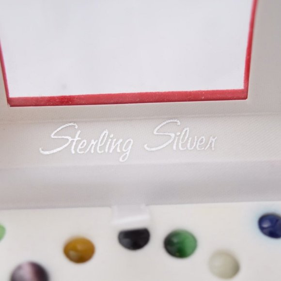 925 Sterling Silver Interchangeable Ring w/ Stones - Picture 2 of 12